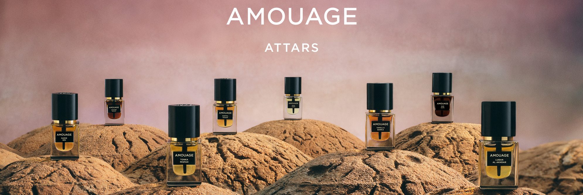 Amouage: scopri Tonka, Misfah, Suede e Ibri